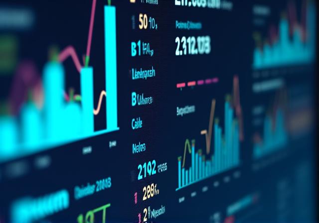 A dashboard showing positive growth metrics and analytics.